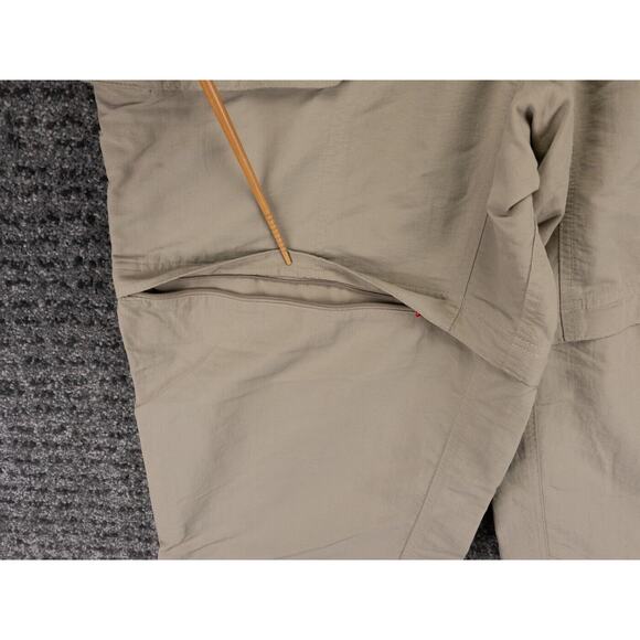 The North Face Convertible Cargo Pants Mens 2XL Beige Belted Flex Waist Gorpcore - Picture 4 of 16